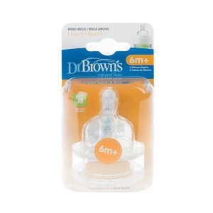 سرشیشه پهن دو عددی +6 ماه دکتر براون DrBrowns