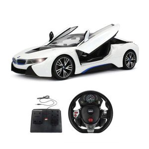 ماشین اسباب بازی BMW کنترلی پدالی و فرمانی مدل BMW i8