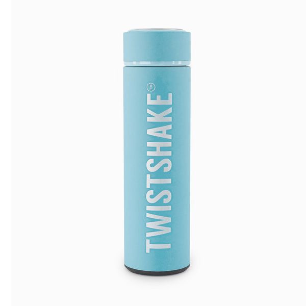 فلاسک سرد و گرم 420 میل پاستل آبی تویست شیک Twistshake
