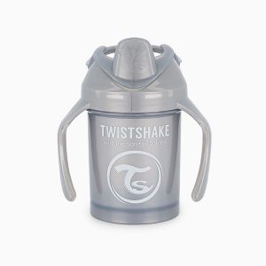 لیوان آموزشی دسته دار 230 میل طوسی پاستل تویست شیک Twistshake