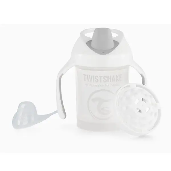 لیوان آموزشی دسته دار 230 میل سفید تویست شیک Twistshake