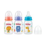 شیشه شیر طلقی 120 میل نابی مدل Nuby NV03003