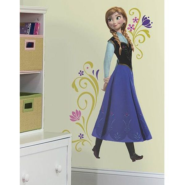 استیکر دیوار اتاق کودک RoomMates مدل Frozen Anna
