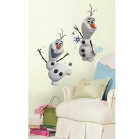 استیکر دیوار اتاق کودک RoomMates مدل Frozen Olaf