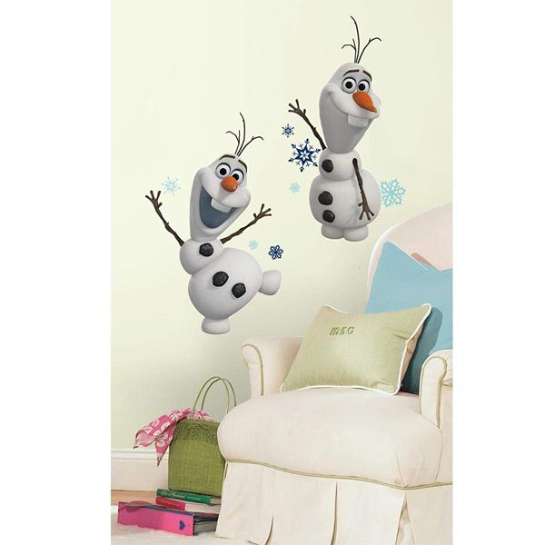 استیکر دیوار اتاق کودک RoomMates مدل Frozen Olaf