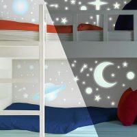 استیکر شب تاب دیوار اتاق کودک RoomMates مدل Celestial