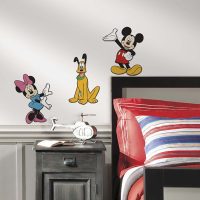 استیکر دیوار اتاق کودک RoomMates مدل Mickey & Friends