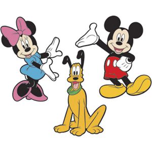 استیکر دیوار اتاق کودک RoomMates مدل Mickey & Friends