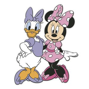 استیکر دیوار اتاق کودک RoomMates مدل Minnie Mouse & Daisy Duck