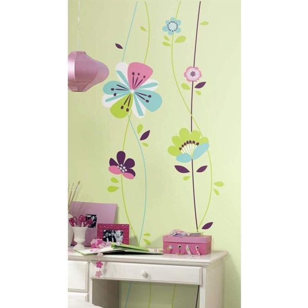 استیکر دیوار اتاق کودک RoomMates مدل Sugar Blossom