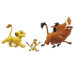 استیکر دیوار اتاق کودک RoomMates مدل The Lion King