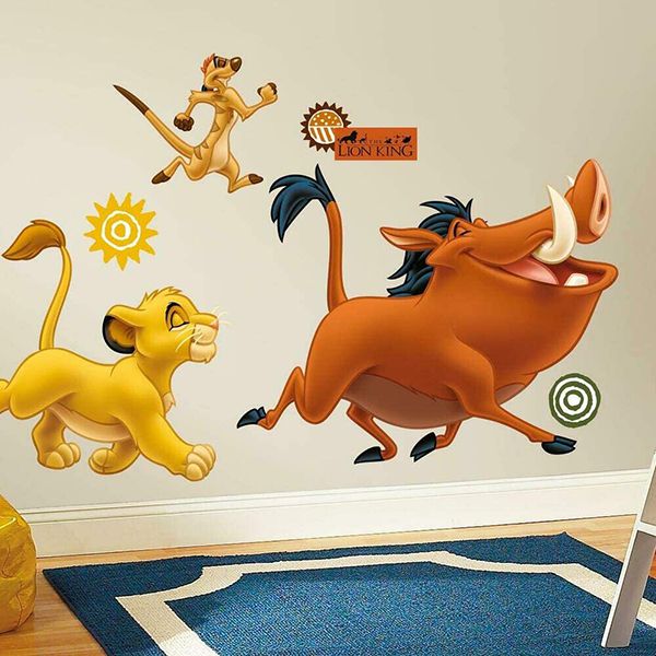 استیکر دیوار اتاق کودک RoomMates مدل The Lion King