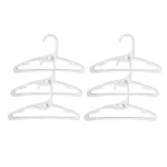 چوب لباسی کودک 6 عددی سفید دودیه Dodie سایز کوچک