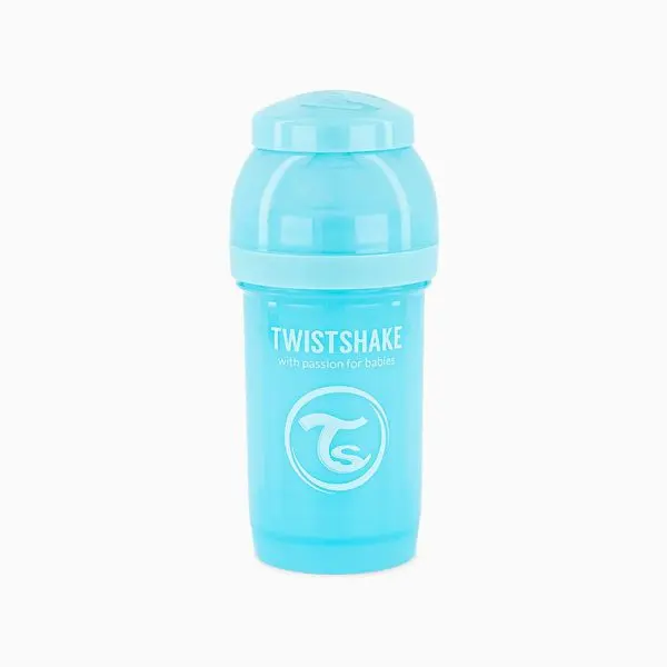 شیشه شیر 180 میل آبی پاستل تویست شیک Twistshake