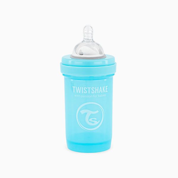 شیشه شیر 180 میل آبی پاستل تویست شیک Twistshake