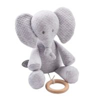 عروسک موزیکال فیل طوسی نتو nattou