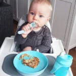 ست قاشق،چنگال و کارد آبی پاستل تویست شیک Twistshake