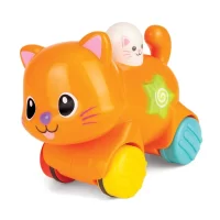 اسباب بازی گربه چرخ دار موزیکال winfun مدل 00734