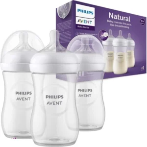 شیشه شیر نچرال 260 میل ریسپانس سه عددی Philips Avent scy903/03