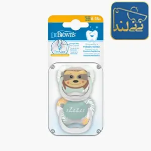 پستانک ارتودنسی 2 عددی دکتر براون مدل 22014 dr brown