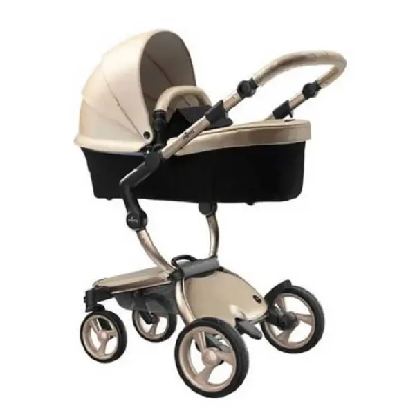 کالسکه میما زاری MIMA Xari Frame ( rose gold ) + Seat ( Champagne)