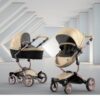 کالسکه میما زاری MIMA Xari Frame ( rose gold ) + Seat ( Champagne)