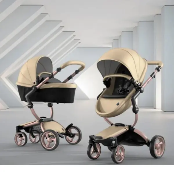 کالسکه میما زاری MIMA Xari Frame ( rose gold ) + Seat ( Champagne)