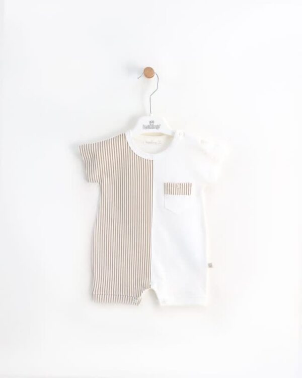 سرهمی زیر دکمه دار آستین کوتاه لئو کینگ leo king - Image 1