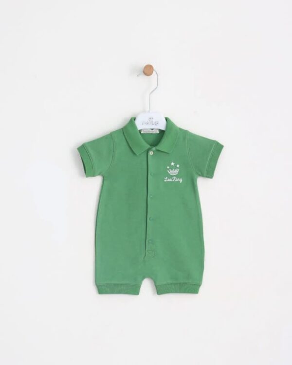 سرهمی زیر دکمه دار آستین کوتاه لئو کینگ leo king - Image 2