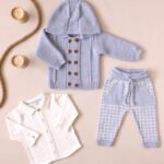 ست سه تیکه بافت لئو کینگ leo king