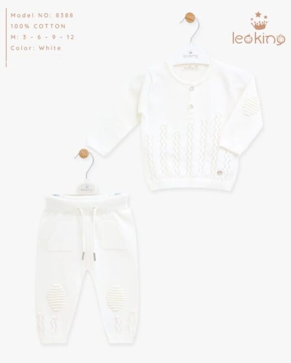 ست بلوز و شلوار بافت لئو کینگ leo king - Image 1