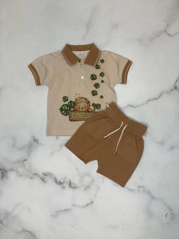 ست تیشرت و شلوارک لئو کینگ leo king - Image 2