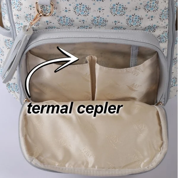 ساک لوازم کوله ای چرم طرحدار M & Y  اورجینال - Image 5