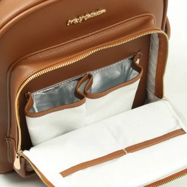 ساک لوازم کوله ای چرم شتری M & Y  اورجینال - Image 3