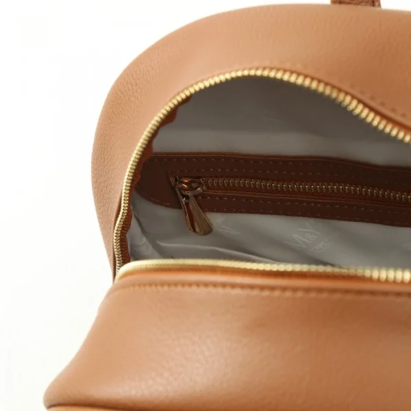 ساک لوازم کوله ای چرم شتری M & Y  اورجینال - Image 2