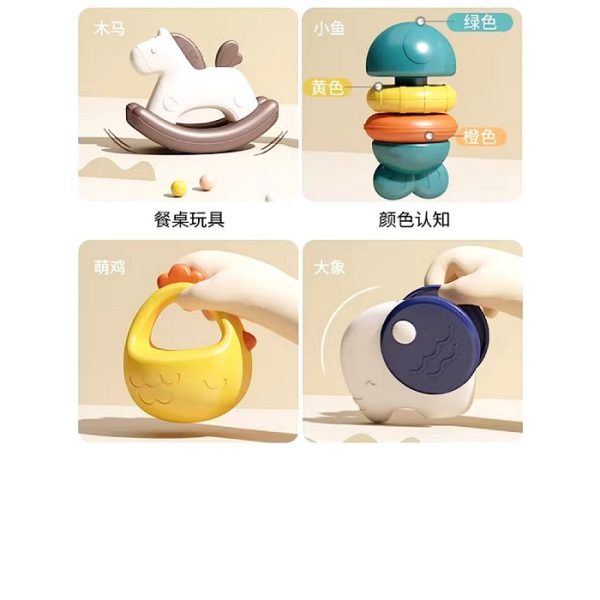 پک جغجغه چمدانی ویوا بی بی راتلز بسته 10 عددی - Image 5